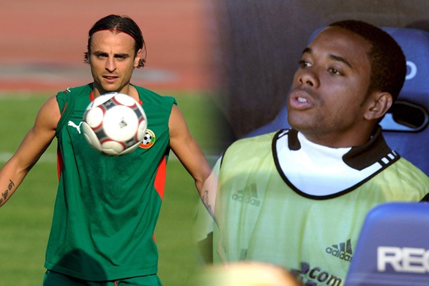 Berbatov i Robinho u dvije boje Manchestera