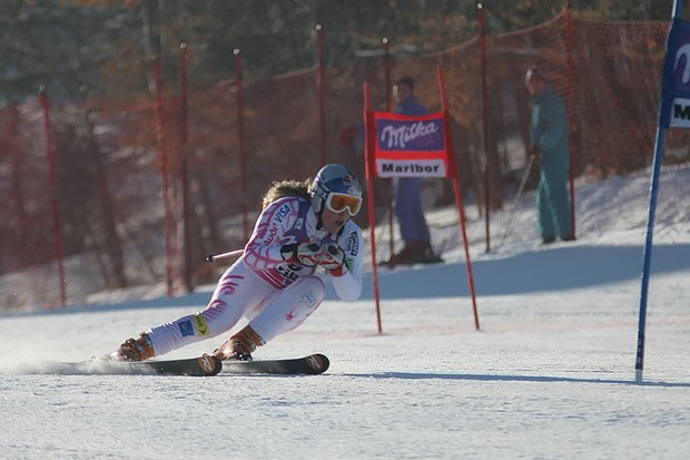 Vonn najbrža, Riesch na stazi