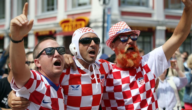 FOTO: Hrvatski i argentinski navijači zagrijavaju se za dvoboj u Nižnji Novgorodu