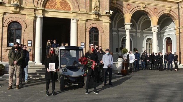 Zlatko Saračević pokopan u Aleji hrvatskih velikana na Mirogoju