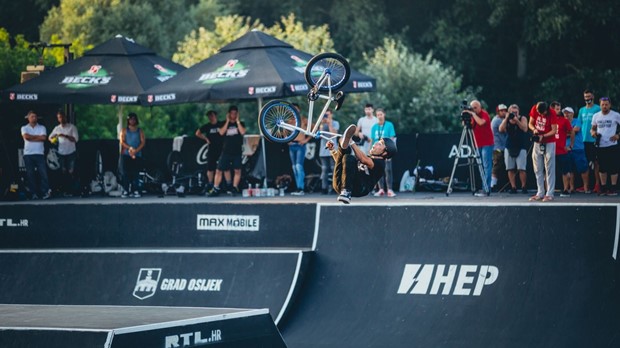 Marin Ranteš stigao do svog prvog BMX Freestyle slavlja na Pannonian Challengeu