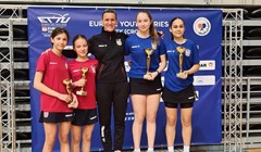 Hrvatskoj devet medalja na stolnoteniskom turniru Europe Youth Series u Osijeku