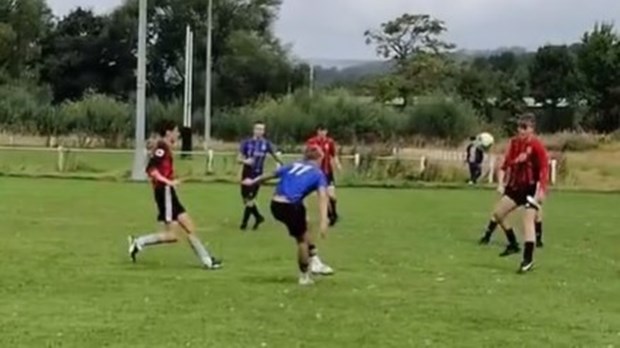 Nisu samo profesionalci pretplaćeni na atraktivne golove, lijepa rabona na utakmici mlađih uzrasta