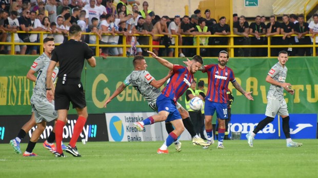 Hajduk je bio bolji u Puli, ali nije uspio preokrenuti rezultat